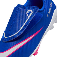 Nike Mercurial Club Vapor 16 Grass/Artificial Grass Football Boots (MG) Toddlers Blue White Hot Pink