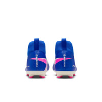 Nike Zoom Mercurial Academy Superfly 10 Gras / Kunstgras Voetbalschoenen (MG) Kids Blauw Wit Felroze