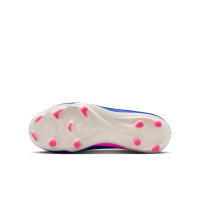 Nike Zoom Mercurial Academy Superfly 10 Gras / Kunstgras Voetbalschoenen (MG) Kids Blauw Wit Felroze