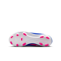 Nike Mercurial Club Superfly 10 Grass/Artificial Grass Football Boots (MG) Kids Blue White Hot Pink