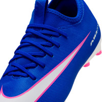 Nike Zoom Mercurial Academy Vapor 16 Grass/Artificial Grass Football Boots (MG) Kids Blue White Hot Pink