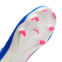 Nike Zoom Mercurial Academy Vapor 16 Grass/Artificial Grass Football Boots (MG) Kids Blue White Hot Pink