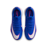 Nike Zoom Mercurial Academy Vapor 16 Indoor Football Boots (IN) Kids Blue White Hot Pink