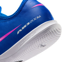 Nike Zoom Mercurial Academy Vapor 16 Indoor Football Boots (IN) Kids Blue White Hot Pink
