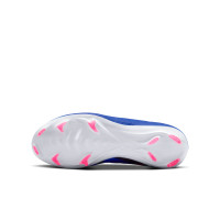 Nike Zoom Mercurial Pro Vapor 16 Gras Voetbalschoenen (FG) Kids Blauw Wit Felroze