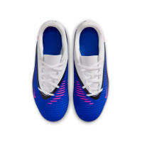 Nike Phantom 6 Club Low Grass/Artificial Grass Football Boots (MG) Kids Blue White Hot Pink