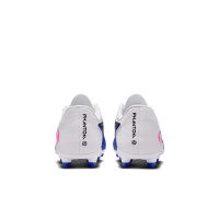Nike Phantom 6 Club Low Grass/Artificial Grass Football Boots (MG) Kids Blue White Hot Pink