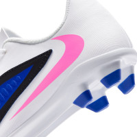 Nike Phantom 6 Club Low Grass/Artificial Grass Football Boots (MG) Kids Blue White Hot Pink