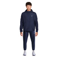 Nike Miler Challenger Repel Trainingspak Donkerblauw Zilver
