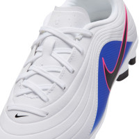 Nike Tiempo Club Maestro Grass/Artificial Grass Football Boots (MG) Kids White Blue Hot Pink