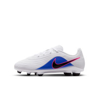 Nike Tiempo Club Maestro Grass/Artificial Grass Football Boots (MG) Kids White Blue Hot Pink