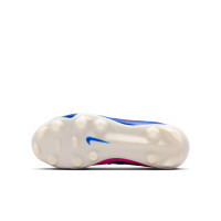 Nike Tiempo Academy Maestro Grass/Artificial Grass Football Boots (MG) Kids White Blue Hot Pink