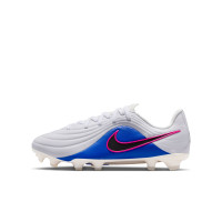 Nike Tiempo Academy Maestro Grass/Artificial Grass Football Boots (MG) Kids White Blue Hot Pink