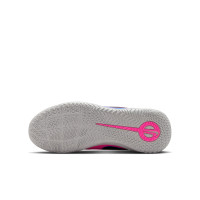 Nike Tiempo Club Maestro Indoor Football Shoes (IN) Kids White Blue Hot Pink