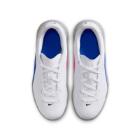 Nike Tiempo Club Maestro Indoor Football Shoes (IN) Kids White Blue Hot Pink