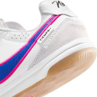 Nike Tiempo Streetgato Kids Street Football Boots White Blue Hot Pink