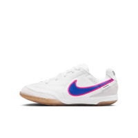 Nike Tiempo Streetgato Kids Street Football Boots White Blue Hot Pink