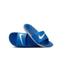 Nike Kawa Kids Blue White Slides