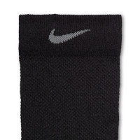 Nike Crew Lightweight Sports Socks Black Silver Dark Grey