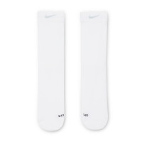 Nike Crew Lightweight Sports Socks White Black Silver