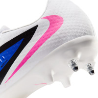 Nike Phantom 6 Academy Low Iron Stud Football Boots (SG) Anti-Clog Blue White Hot Pink