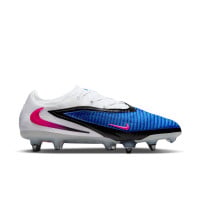 Nike Phantom 6 Elite Low Iron Stud Football Boots (SG) Pro Player Blue White Hot Pink