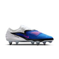 Nike Phantom 6 Elite Low Iron Stud Football Boots (SG) Pro Player Blue White Hot Pink