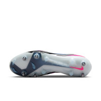 Nike Phantom 6 Elite Low Iron Stud Football Boots (SG) Pro Player Blue White Hot Pink