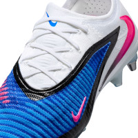 Nike Phantom 6 Elite Low Iron Stud Football Boots (SG) Pro Player Blue White Hot Pink