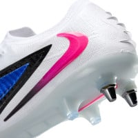 Nike Phantom 6 Elite Low Iron Stud Football Boots (SG) Pro Player Blue White Hot Pink