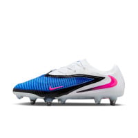 Nike Phantom 6 Elite Low Iron Stud Football Boots (SG) Pro Player Blue White Hot Pink