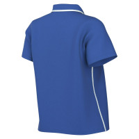 Nike Dri-FIT Park 26 Polo 1/4 Knoop Dames Blauw Wit