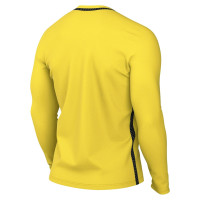 Nike Dri-FIT Park 26 Long Sleeve Training Shirt Yellow Black