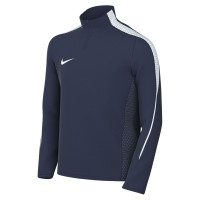 Nike Dri-FIT Strike 26 Trainingstrui 1/4-Zip Kids Donkerblauw Wit