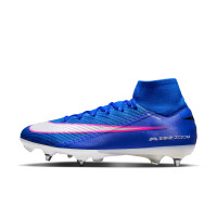 Nike Zoom Mercurial Elite Superfly 10 Iron Stud Football Boots (SG) Pro Player Blue White Hot Pink