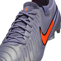 Nike Tiempo Legend Elite 10 Iron Nop Football Boots (SG) Pro Player Light Blue Bright Red Black