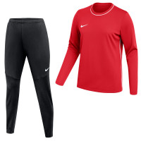 Nike Dri-FIT Park 26 Trainingspak Dames Rood Zwart