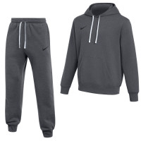Nike Park 26 Fleece Pullover Hoodie Joggingpak Donkergrijs Zwart