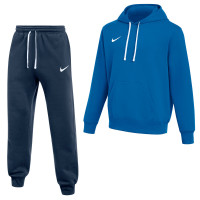 Nike Park 26 Fleece Pullover Hoodie Joggingpak Blauw Wit
