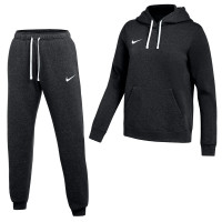 Nike Park 26 Fleece Pullover Hoodie Joggingpak Dames Zwart Wit