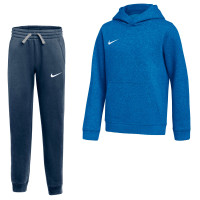 Nike Park 26 Fleece Pullover Hoodie Joggingpak Kids Blauw Wit