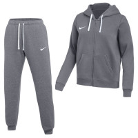 Nike Park 26 Fleece Vest Joggingpak Dames Donkergrijs Wit