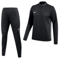 Nike Dri-FIT Park 26 Women's 1/4-Zip Tracksuit Black White