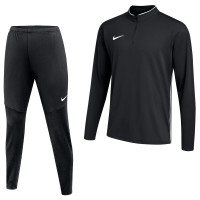 Nike Dri-FIT Park 26 Trainingspak 1/4-Zip Kids Zwart Wit