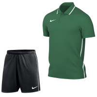 Nike Dri-FIT Park 26 Polo Trainingsset Donkergroen Zwart