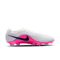 Nike Tiempo Elite Maestro Gras Voetbalschoenenen (FG) Wit Blauw Felroze