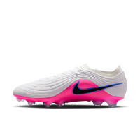 Nike Tiempo Elite Maestro Gras Voetbalschoenenen (FG) Wit Blauw Felroze