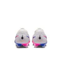 Nike Tiempo Elite Maestro Gras Voetbalschoenen (FG) Wit Blauw Felroze