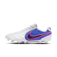 Nike Tiempo Pro Ligera Gras Voetbalschoenen (FG) Wit Blauw Felroze