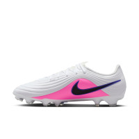 Nike Tiempo Academy Maestro Gras / Kunstgras Voetbalschoenen (MG) Wit Blauw Felroze
